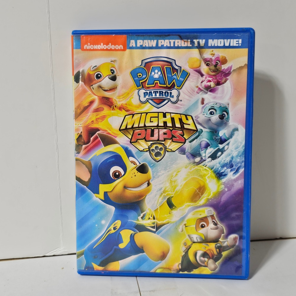 Paw Patrol Mighty Pups DVD Nickelodeon TV Movie Animated Kids Film 2018